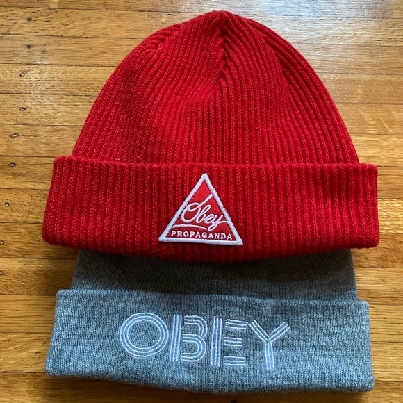 Obey Accessories - 'Obey' Beanie Bundle